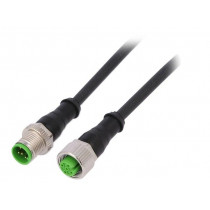 7000-40041-6350030; Connection lead; M12; PIN: 5; 0.3m; plug; 30VAC; 4A; -30÷80°C; IP67; MURR ELEKTRONIK