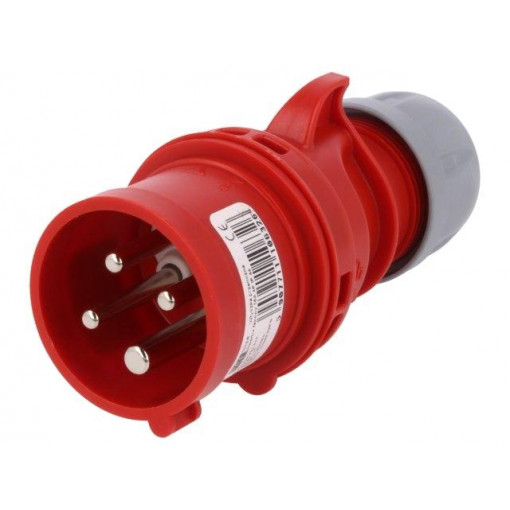 7014-6; Connector: AC supply 3-phase; plug; male; 16A; 400VAC; IEC 60309; PCE