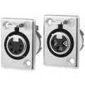 702-0400; Socket; XLR; female; PIN: 4; straight; soldering; silver plated; 50V; DELTRON 702-0400; Socket; XLR; female; PIN: 4; straight; soldering; silver plated; 50V; DELTRON