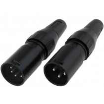 709-0500; Plug; XLR; male; PIN: 5; straight; for cable; soldering; 50V; 7.5A; DELTRON