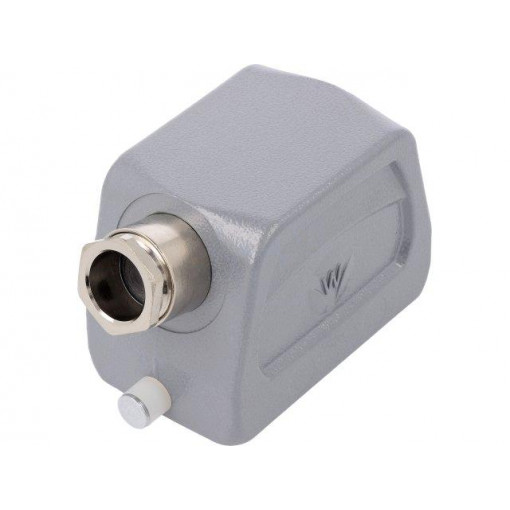 71.350.1035.0; Enclosure: for HDC connectors; size 10; Pitch: 57x27mm; for cable; WIELAND