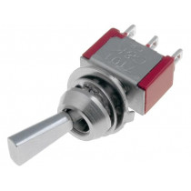 7101P3YZQE; Switch: toggle; Pos: 2; SPDT; ON-ON; 2A/250VAC; 5A/28VDC; -30÷85°C; C&K