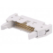 71918-118LF; Socket; IDC; male; PIN: 18; straight; with ejector; THT; 2.54mm; AMPHENOL