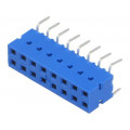 71991-808LF; Socket; wire-board; female; DUBOX; 2.54mm; PIN: 16; THT; 2A; straight; AMPHENOL 71991-808LF; Socket; wire-board; female; DUBOX; 2.54mm; PIN: 16; THT; 2A; straight; AMPHENOL