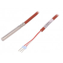 72-23304701-0300.0050.TM; Sensor: temperature; Pt100; cl.A; Body dim: Ø6x50mm; Leads: 3 leads; GUENTHER