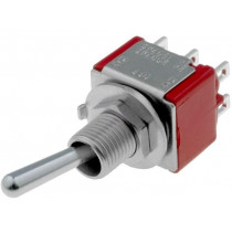 7203SYZQE; Switch: toggle; Pos: 3; DP3T; ON-OFF-ON; 2A/250VAC; 5A/28VDC; IP40; C&K