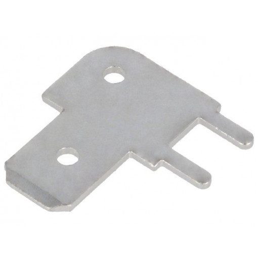 726387-2; Terminal: flat; 6.3mm; 0.8mm; male; THT; tinned; Overall len: 16mm; TE Connectivity