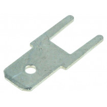 726388-2; Terminal: flat; 4.8mm; 0.5mm; male; THT; tinned; straight; TE Connectivity