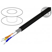 74007 BK002; Wire; S/FTP,Alpha Essential Flexing Ethernet; 5e; stranded; Cu; ALPHA WIRE