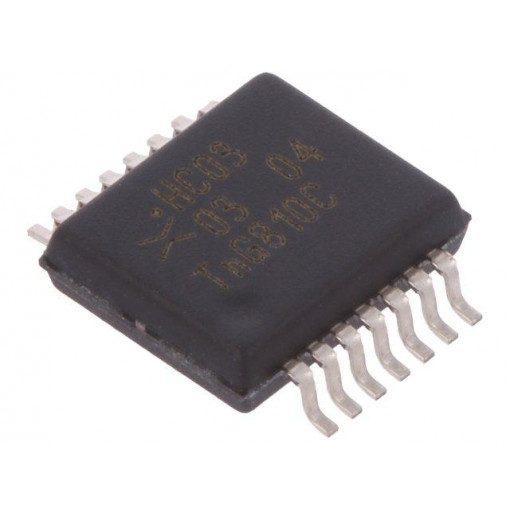 74HC03DB.112; IC: digital; NAND; Channels: 4; IN: 2; SMD; SSOP14; Series: HC; NEXPERIA