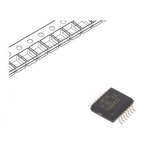 74HC10DB.118; IC: digital; NAND; IN: 3; SMD; SSOP14; Series: HC; 2÷6VDC; -40÷125°C; NEXPERIA