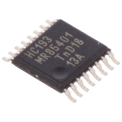 74HC193PW.112; IC: digital; 4bit,binary up/down counter; Series: HC; SMD; TSSOP16; NEXPERIA 74HC193PW.112; IC: digital; 4bit,binary up/down counter; Series: HC; SMD; TSSOP16; NEXPERIA