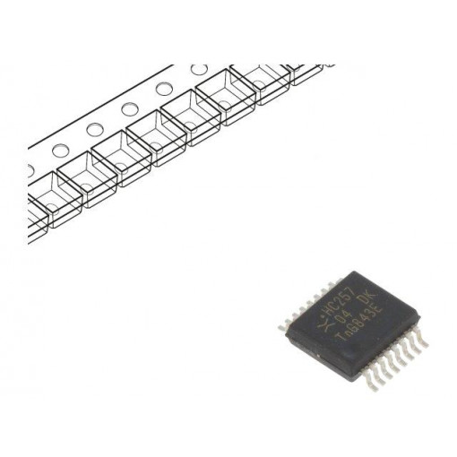 74HC257DB.112; IC: digital; 3-state,multiplexer; Channels: 4; IN: 2; SMD; SSOP16; NEXPERIA