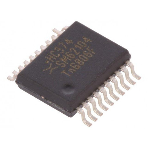 74HC374DB.112; IC: digital; 3-state,octal,D flip-flop; Channels: 8; HC; SMD; NEXPERIA 74HC374DB.112; IC: digital; 3-state,octal,D flip-flop; Channels: 8; HC; SMD; NEXPERIA