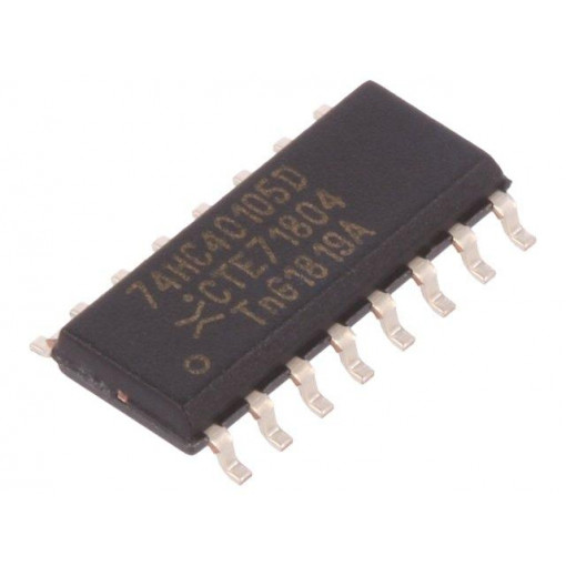 74HC40105D.652; IC: digital; 4 bit x 16 word,storage register; SMD; SO16; 2÷6VDC; NEXPERIA 74HC40105D.652; IC: digital; 4 bit x 16 word,storage register; SMD; SO16; 2÷6VDC; NEXPERIA