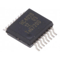 74HC4020DB.112; IC: digital; 14bit,binary counter; Series: HC; SMD; SSOP16; NEXPERIA 74HC4020DB.112; IC: digital; 14bit,binary counter; Series: HC; SMD; SSOP16; NEXPERIA