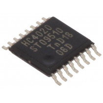 74HC4020PW.112; IC: digital; 14bit,binary counter; Series: HC; SMD; TSSOP16; NEXPERIA 74HC4020PW.112; IC: digital; 14bit,binary counter; Series: HC; SMD; TSSOP16; NEXPERIA