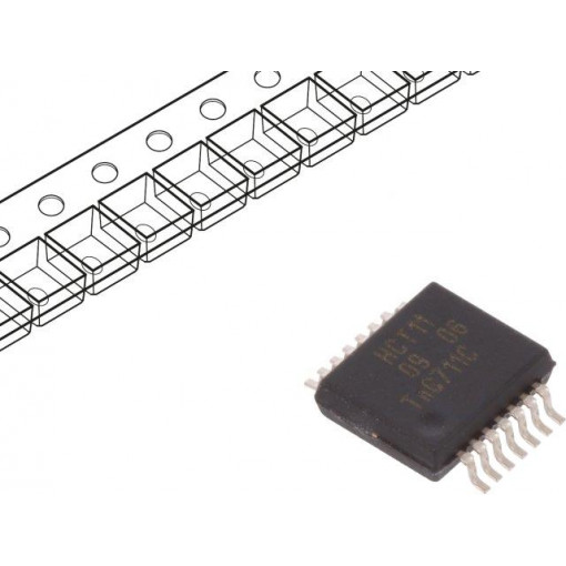 74HCT11DB.112; IC: digital; AND; Channels: 3; IN: 3; SMD; SSOP14; Series: HCT; NEXPERIA