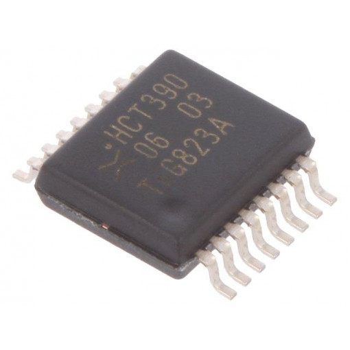 74HCT390DB.112; IC: digital; decade counter; Channels: 2; Series: HCT; SMD; SSOP16; NEXPERIA 74HCT390DB.112; IC: digital; decade counter; Channels: 2; Series: HCT; SMD; SSOP16; NEXPERIA
