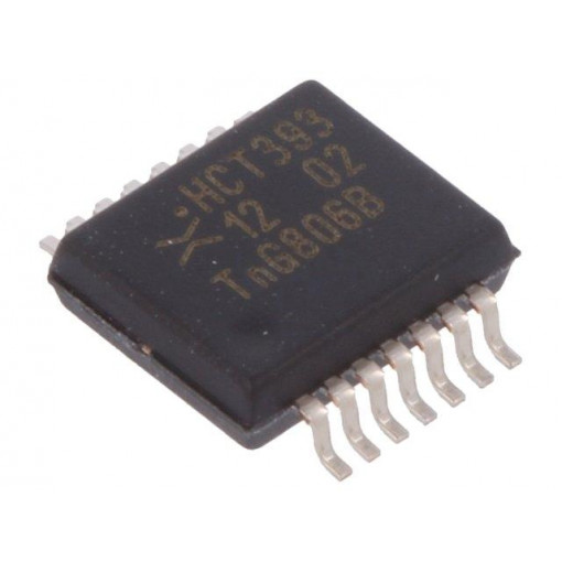 74HCT393DB.112; IC: digital; 4bit,binary counter; Channels: 2; Series: HCT; SMD; NEXPERIA
