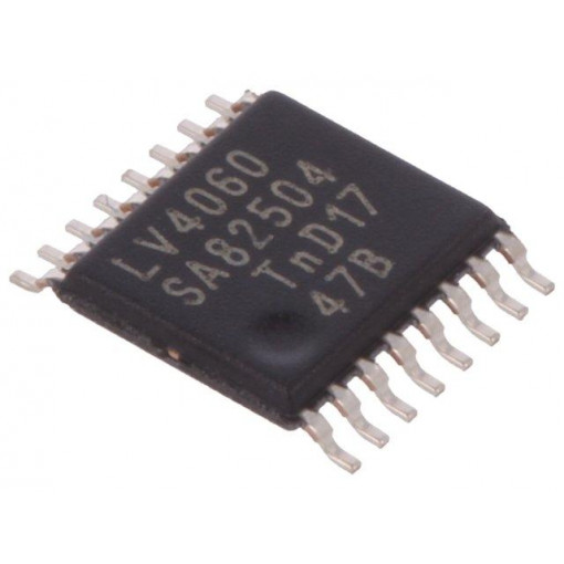 74LV4060PW.112; IC: digital; 14bit,binary counter; Series: LV; SMD; TSSOP16; NEXPERIA