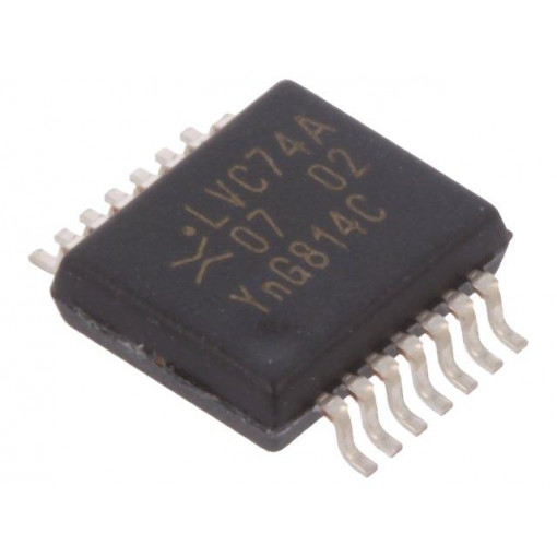 74LVC74ADB.112; IC: digital; D flip-flop,resettable; Channels: 2; LVC; SMD; SSOP14; NEXPERIA