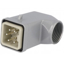 EPIC KIT H-A 4 SS MTS M20; Connector: rectangular; plug; male; EPIC KIT; PIN: 5; 4+PE; M20; 23A; LAPP KABEL