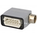 EPIC KIT H-A 10 SS TS M20; Connector: rectangular; plug; male; EPIC KIT; PIN: 10; 10+PE; M20; LAPP KABEL
