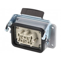 EPIC KIT H-BE 6 BS AG; Connector: rectangular; socket; female; EPIC KIT; PIN: 6; 6+PE; 16A; LAPP KABEL