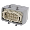 EPIC KIT H-BE 10 SS TG M25; Connector: rectangular; plug; male; EPIC KIT; PIN: 10; 10+PE; M25; LAPP KABEL