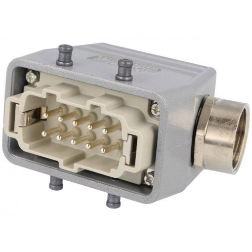 EPIC KIT H-BE 10 SS TS M25; Connector: rectangular; plug; male; EPIC KIT; PIN: 10; 10+PE; M25; LAPP KABEL