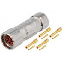 EPIC KIT LS1 D6 3+PE+4 K; Connector: M23; plug; PIN: 8(4+4); female; crimped; for cable; IP68; LAPP KABEL EPIC KIT LS1 D6 3+PE+4 K; Connector: M23; plug; PIN: 8(4+4); female; crimped; for cable; IP68; LAPP KABEL