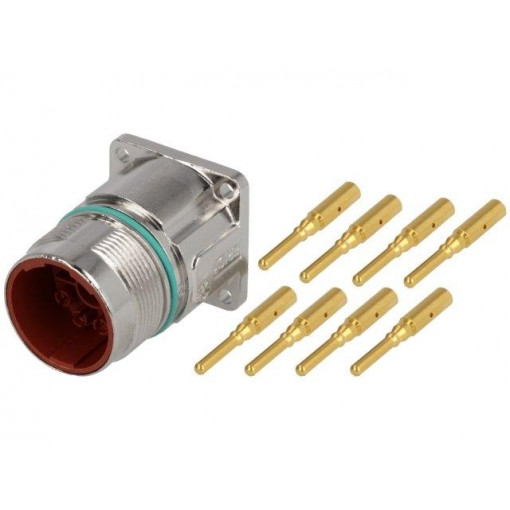 EPIC KIT LS1 A1 3+PE+4 K; Connector: M23; socket; PIN: 8(4+4); male; crimped; straight; IP68; LAPP KABEL EPIC KIT LS1 A1 3+PE+4 K; Connector: M23; socket; PIN: 8(4+4); male; crimped; straight; IP68; LAPP KABEL