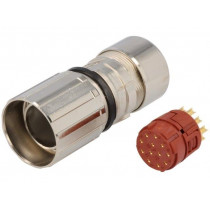 EPIC KIT M23 D6 N 12P BLM; Connector: M23; plug; PIN: 12; female; soldering; for cable; 7A; IP68; LAPP KABEL