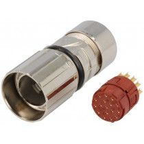 EPIC KIT M23 D6 N 17P BLM; Connector: M23; plug; PIN: 17; female; soldering; for cable; 7A; IP68; LAPP KABEL