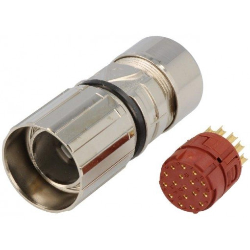 EPIC KIT M23 D6 N 17P BLM; Connector: M23; plug; PIN: 17; female; soldering; for cable; 7A; IP68; LAPP KABEL