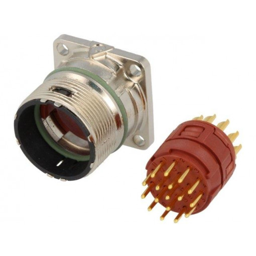 EPIC KIT M23 A1 N 17E SLM; Connector: M23; socket; PIN: 17; male; soldering; straight; 7A; IP68; LAPP KABEL