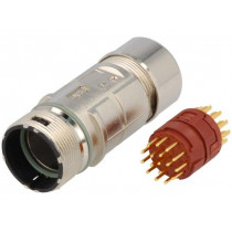 EPIC KIT M23 F6 N 17E SLM; Connector: M23; plug; PIN: 17; male; soldering; for cable; straight; LAPP KABEL