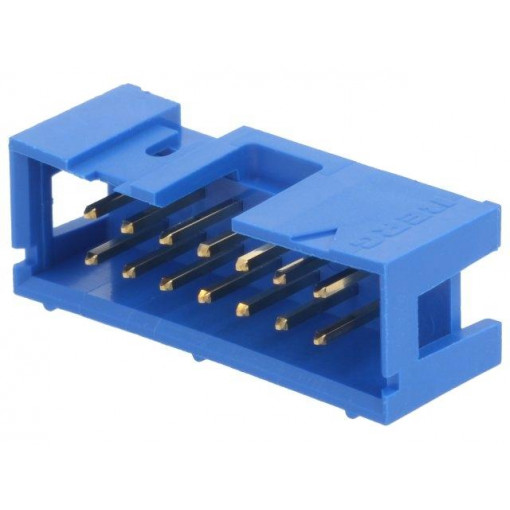 75869-302LF; Socket; IDC; male; PIN: 14; straight; THT; gold-plated; 2.54mm; AMPHENOL