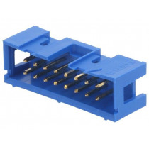 75869-303LF; Socket; IDC; male; PIN: 16; straight; THT; gold-plated; 2.54mm; AMPHENOL