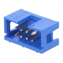 75869-332LF; Socket; IDC; male; PIN: 8; straight; THT; gold-plated; 2.54mm; AMPHENOL