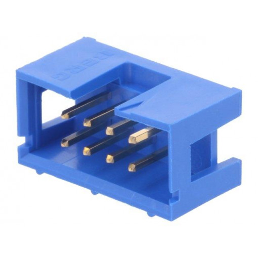 75869-332LF; Socket; IDC; male; PIN: 8; straight; THT; gold-plated; 2.54mm; AMPHENOL