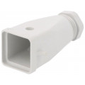 76.352.0760.0; Enclosure: for HDC connectors; size 3; Pitch: 1x screw (21x21mm); WIELAND