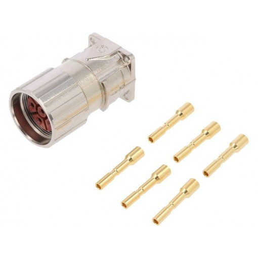 EPIC POWER LS1 A6 5+PE K (5); Connector: M23; socket; PIN: 6; female; crimped; straight; 25A; IP68; LAPP KABEL