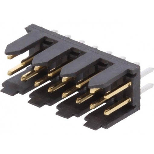 76385-302LF; Socket; wire-board; male; DUBOX; 2.54mm; PIN: 4; THT; 3A; gold-plated; AMPHENOL