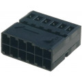 ; Connector housing; plug; Quadlock 12pin; black; 4CARMEDIA
