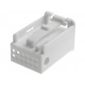 ; Housing cap; plug; Quadlock 12pin; white; Works with: 770010; 4CARMEDIA