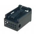 ; Housing cap; plug; Quadlock 12pin; black; Works with: 770010; 4CARMEDIA