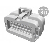 770680-5; Connector: automotive; AMPSEAL; plug; female; PIN: 23; for cable; TE Connectivity