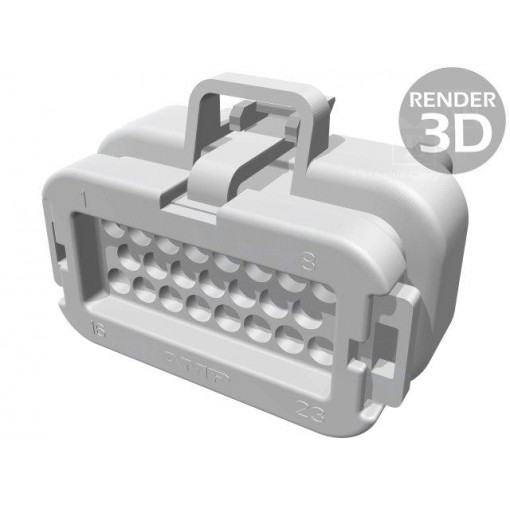 770680-5; Connector: automotive; AMPSEAL; plug; female; PIN: 23; for cable; TE Connectivity